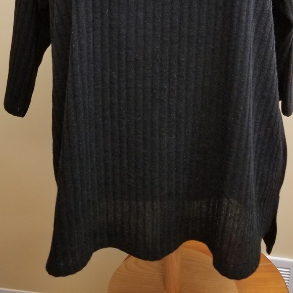 💙  Faded Glory 3/4 Sleeve Black Tunic - Picture 2 of 2